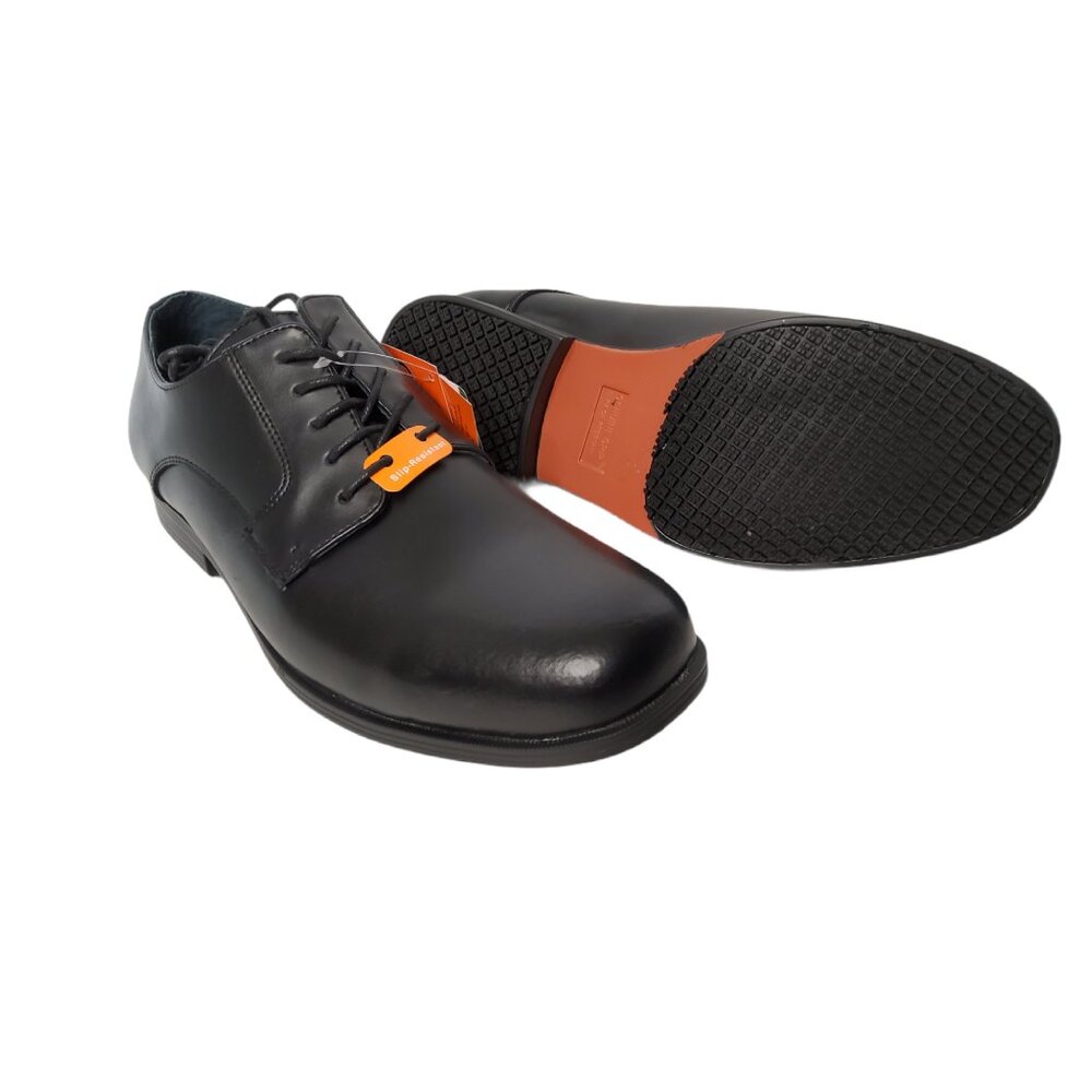 Mens Genuine Grip W/Aegis Microbe Sheild, Controls Odor, Staining Lace Up Leathe - Picture 4 of 4